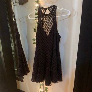 Urban Outfitters silence + noise mesh lace romper